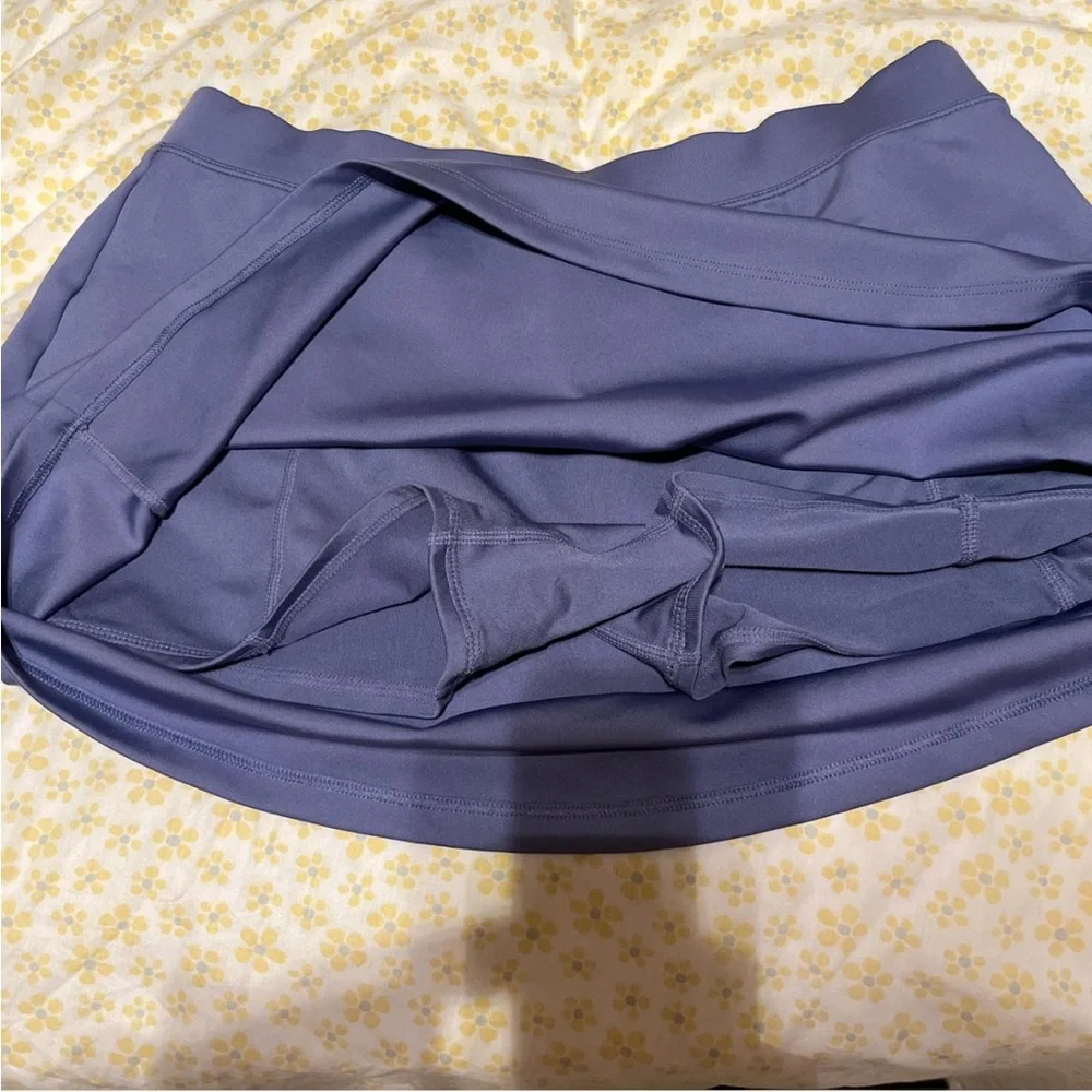 ALO Yoga Women's Mini Skirt in Periwinkle Blue
